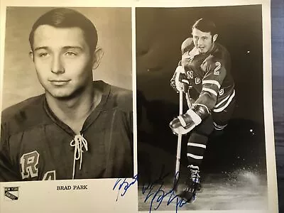 Vintage NY Rangers Brad Park Autograph Photo • $24.99