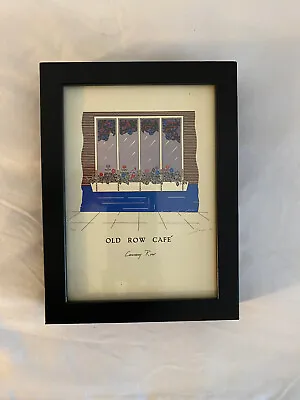 Vintage Monterey Bay CA Postcard Framed Small Work Of Art • $12