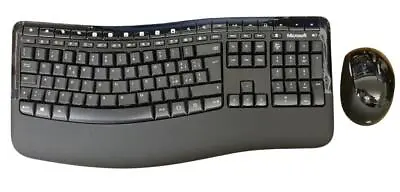 Microsoft 5050 Wireless Comfort Desktop Keyboard And Mouse Italian Layout QWERTY • $60.62