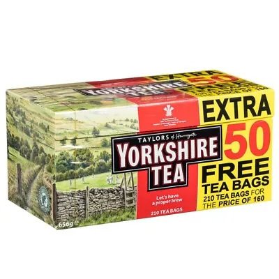 Taylor's Harrogate Yorkshire Tea Tea Bags Proper Brew 656g • £10.49