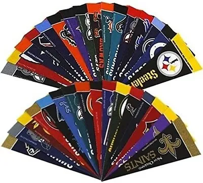 NFL Mini Felt Pennant Set (All 32 Teams) 4  X 9  - Licensed By Rico • $18.99
