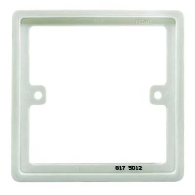 Bg 10mm 1g Single 2g Double Spacer Frame Light Switch Socket Back Box Plate  • £2.35