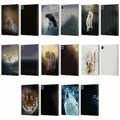 OFFICIAL SIMONE GATTERWE ANIMALS 2 LEATHER BOOK WALLET CASE COVER FOR APPLE IPAD • £24.95