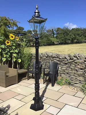 £495 • Buy Victorian Cast Iron Lamp Post And Top. Very Few Left In Stock !!