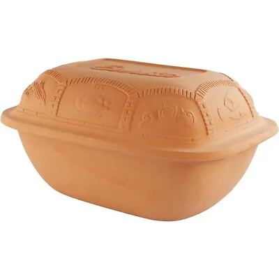 Eurita Clay Roaster Non-Stick Dutch Oven Healthy Clay Pot Cooking 7 Quarts • $83