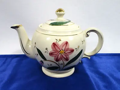 $55.95 • Buy Vintage Shawnee Hand Painted Pottery Teapot With Gold Trim & Highlights