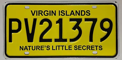 British Virgin Islands License Plate #PV21379 • $29.97