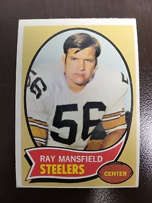 1970 Topps Football Ray Mansfield Card #107 • $2.99