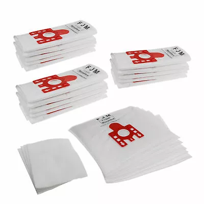 20 X Vacuum Cleaner Hoover Dust Bags & Filters For Miele Cat & Dog FJM Type Bag • £10.49