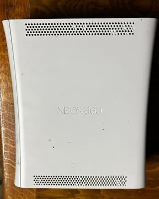 Microsoft Xbox 360 White Console Only For Parts Or Repair Red Ring • $13