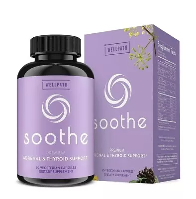 Soothe Adrenal & Thyroid Support For Women -Metabolism Booster & Hormone Support • $14.99