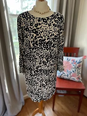 J. Crew Size 6 Leopard Animal Print Shift Dress • $29