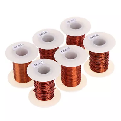 0.13mm To 1.25mm Copper Wire Magnet Wire Enameled Winding Wire Coil Wire 100:H5 • $5.69