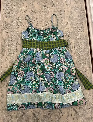 Matilda Jane Dress Womens Small House Of Clouds Summer Floral Ruffle Boho • $29.99