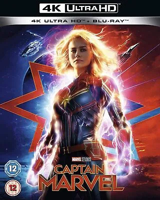 Captain Marvel (4K Ultra-HD + Blu-ray) - Brand New & Sealed Free UK P&P • £6.99