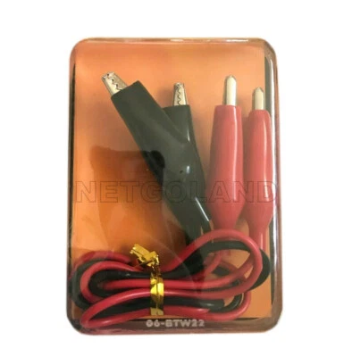 $4.99 • Buy 2PCS Crocodile Alligator Clip Test Lead Wire Cable Double Ended NGL