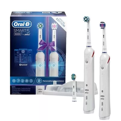 Oral-B Smart 5 5000 Electric Toothbrush Dual Handle • $254.97