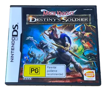 Mage Knight Destiny's Soldier Nintendo DS 3DS Game *Complete* • $99.90