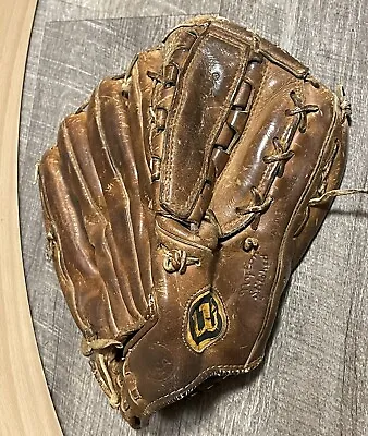 Wilson A2000 Made In The USA Baseball Glove Leather Straplock Dual Hinge Vintage • $69.99