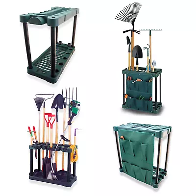 Garden Tool Trolley Rack Organiser Gardening Storage Holder Unit Caddy For Shed • £16.39