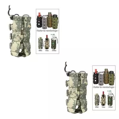 1/2/3 Kettle Bag Tactical Water Bottle Carrier Pouch Rugged And Reliable • $26.98