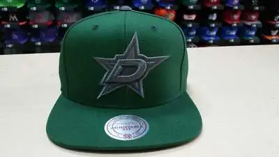 Mitchell & Ness NHL Dallas Stars Tonal Grey Team Logo Retro Snapback Cap Hat • $24.95