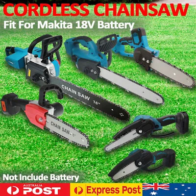 Cordless Electric Chainsaw Wood Saw Handle Cutter Saw For Makita 18V Battery • $49.99