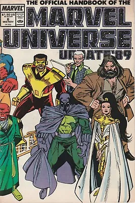 Official Handbook Of The Marvel Universe Update '89 - 6 (1989) Marvel Comics • £0.99