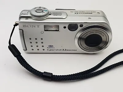 Sony Cyber-shot DSC-P5 3.2MP Digital Camera - Silver [Tested] • $19.95