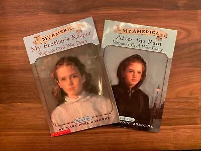 My America: Virginia's Civil War Diary Books One & Two - VERY GOOD • $7