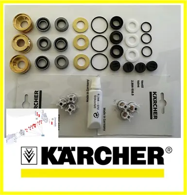 Genuine Karcher Pump Set Seal Kit 28839970 For HD 6/13  5/12 • £81.99