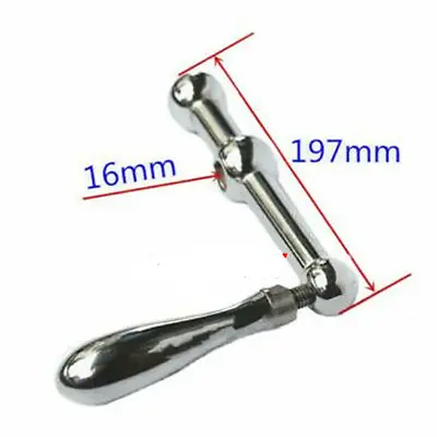 New Milling Machine Parts- Three Ball Metal Crank Handle 197mm*Ø16mm 1SET • $23