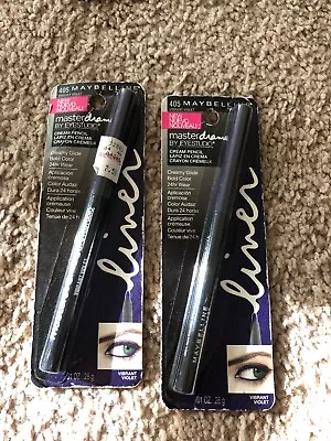 Maybelline Master Drama Cream Pencil Liner 405 Vibrant Violet (2 PACK) • $12.99