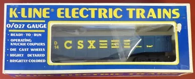 K-LINE Electric Trains K-6514 CSX Gondola O O27 Scale Damaged Box See Pics • $39.99