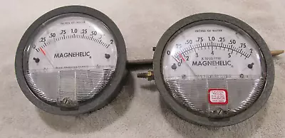 2 Dwyer Magnehelic - Inches Of Water Pressure Gauges • $25