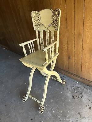 Folding High Chair Stroller Collapsable Pressed Back Childs C1900 • $80
