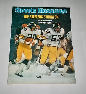 1976 NO LABEL Sports Illustrated ROCKY BLEIER Pittsburgh STEELERS Beat Bengals ! • $13.99