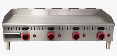 £799 • Buy Commercial 4 Burner Gas Griddle Counter Top Large 1050mm Wide Natural Gas Or LPG