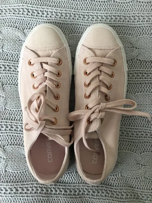 £23 • Buy Converse All Star Ladies Size 6, Pale Pink Leather 