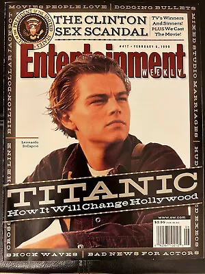 Entertainment Weekly February 6 1998 - Titanic Leonardo DiCaprio • $8.99