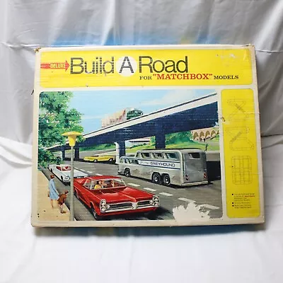 Deluxe Build A Road For Matchbox Models 1967 Fred Bronner Corp • $50