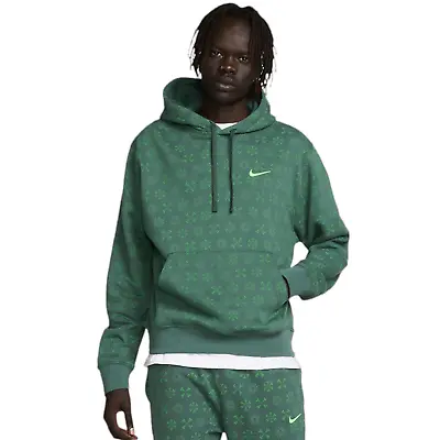 Nike Club Fleece Mens Sweatsuit Tracksuit Size L Dark Green Monogram Easter Gift • $140