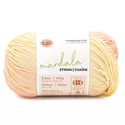 3 Pack Lion Brand Mandala String Yarn-Jazz 557L-201DF • £23.65