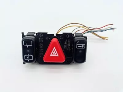 1998 - 2002 Mercedes W210 E 320 Dash Switch Hazard Rear Wiper Lock 2108208110 • $30.79