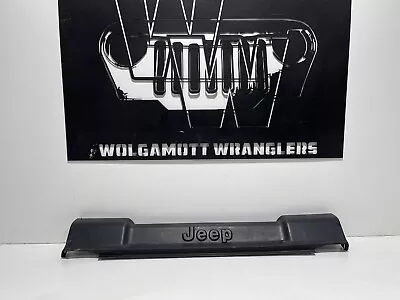 FRONT PLASTIC 97-06 Jeep Wrangler TJ BUMPER COVER Frame Overlay Jeep Logo CC4UU • $52