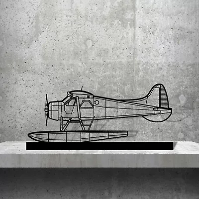 Wall Art Home Decor 3D Acrylic Metal Plane Aircraft USA Silhouette De Havilland • $87.99