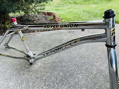 Royce Union Bmx Freestyle Bike Old Mod School Vintage Chrome 20” Performer Clone • $60