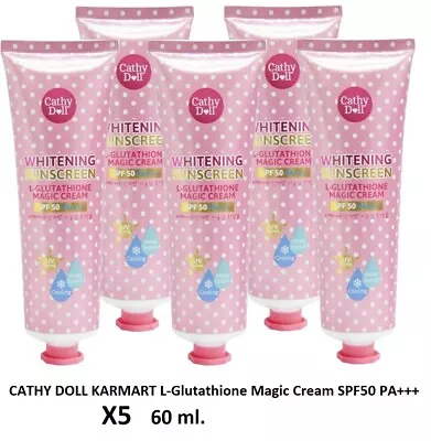 5 KARMART Doll Cathy Cream Whitening Magic L-Glutathione Sunscreen SPF50 Skin • $46.66