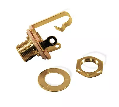 Jack Switchcraft 1/4 Inch Mono Jack Gold   11-G • $9.99