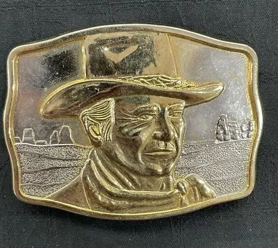 Vintage 1985 John Wayne  The Man Of The Golden West  By Endre Szabo Belt Buckle • $29